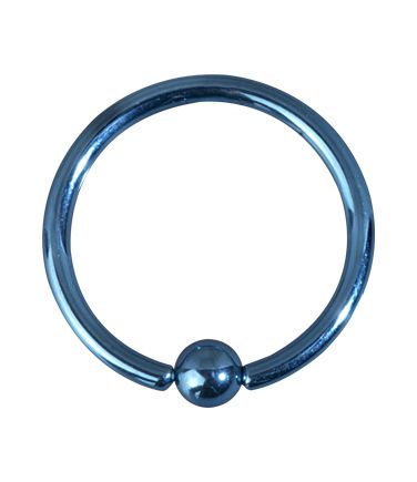 PIERCING RING WITH BALL